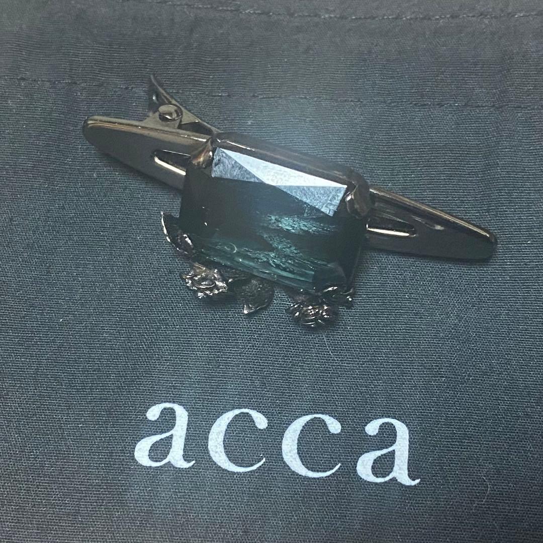 【美品】acca アッカ アーモンドクリップ ヘアアクセサリー