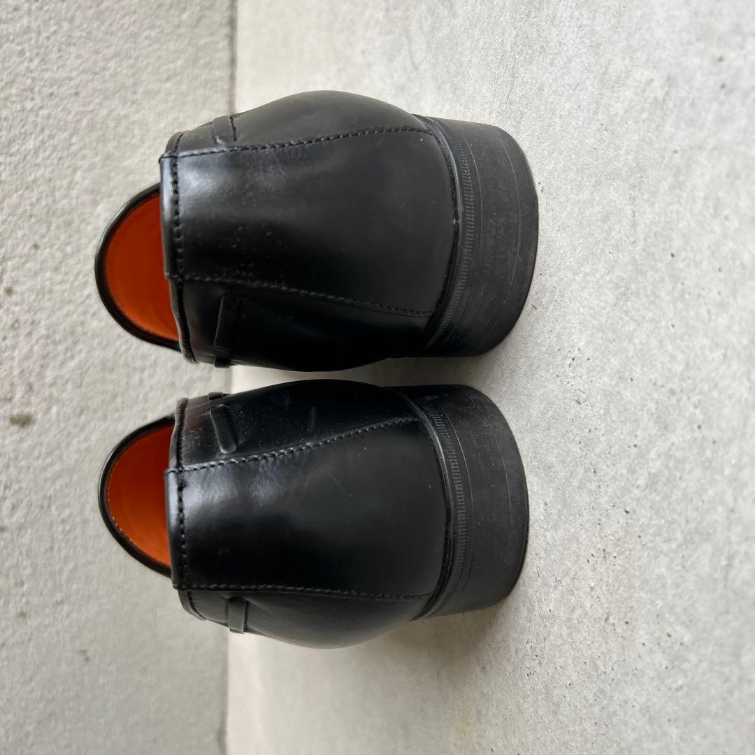 美品　ほぼ未使用　Santoni ブラック タッセルローファー