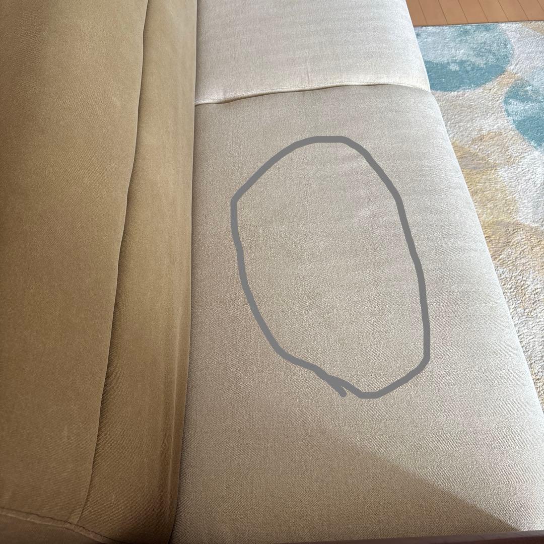 25日まで！！nico and... 3人掛けソファベッド