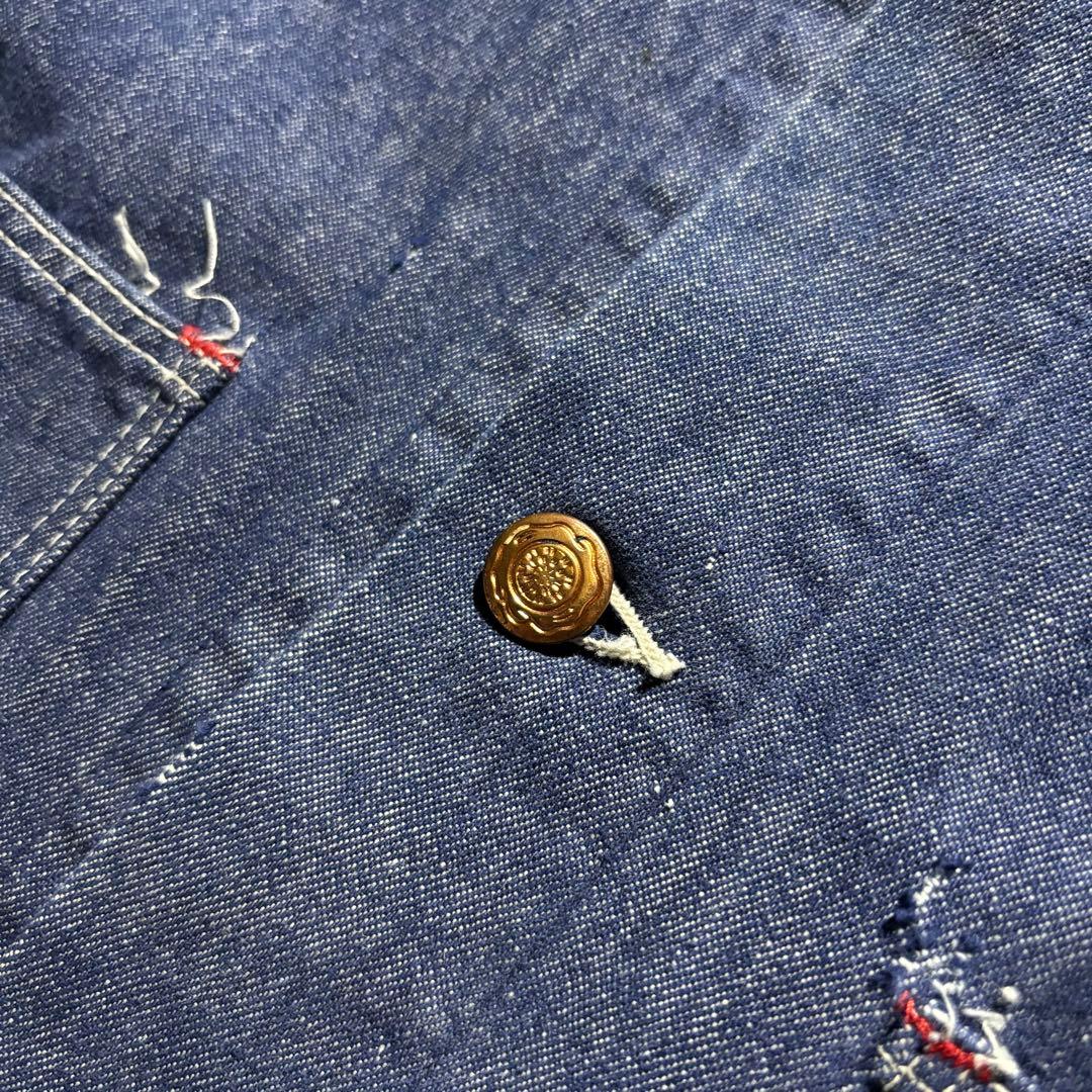 60s BLUE BELL デニムカバーオール ヴィンテージ VAT DYE