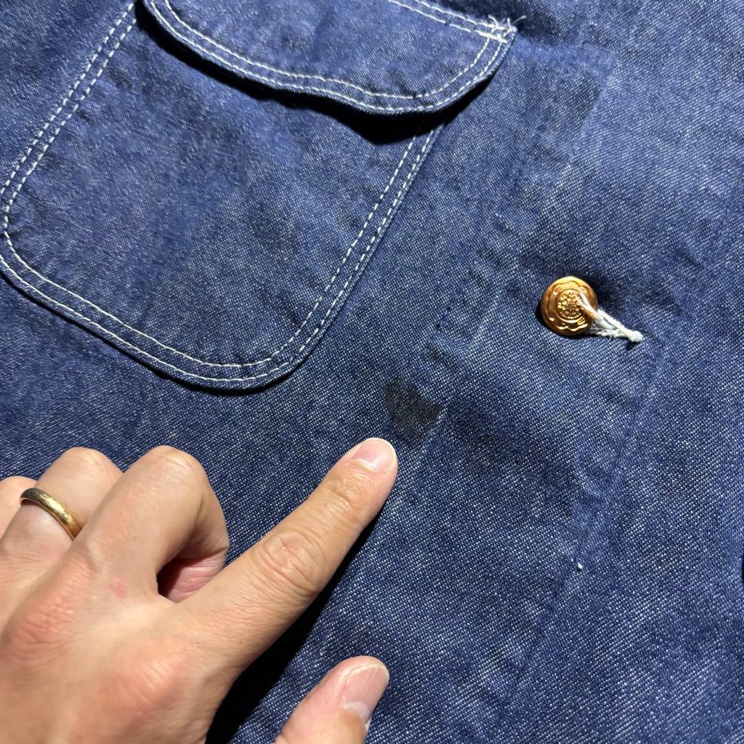 60s BLUE BELL デニムカバーオール ヴィンテージ VAT DYE