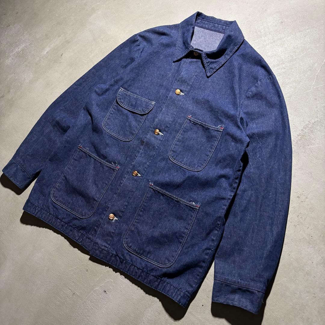 60s BLUE BELL デニムカバーオール ヴィンテージ VAT DYE