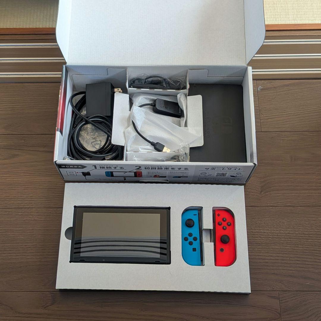 Nintendo Switch 本体 +SD128GB + LANケーブル変換