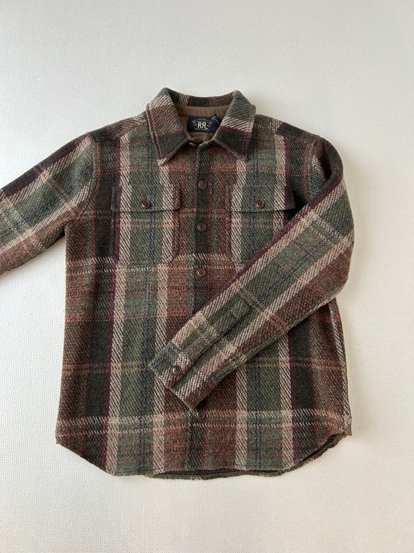 rrl ニットシャツジャケット