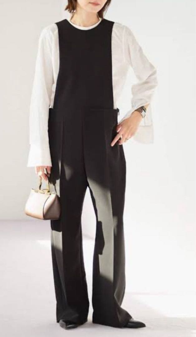 plage プラージュ サロペット 38 ブラック salopette