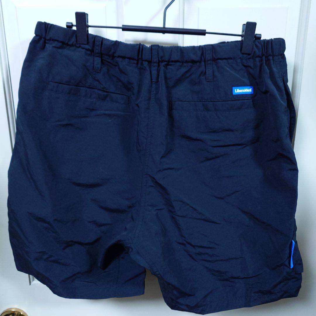 Liberalders ナイロンショートパンツ　ブラック　リベレイダース　L