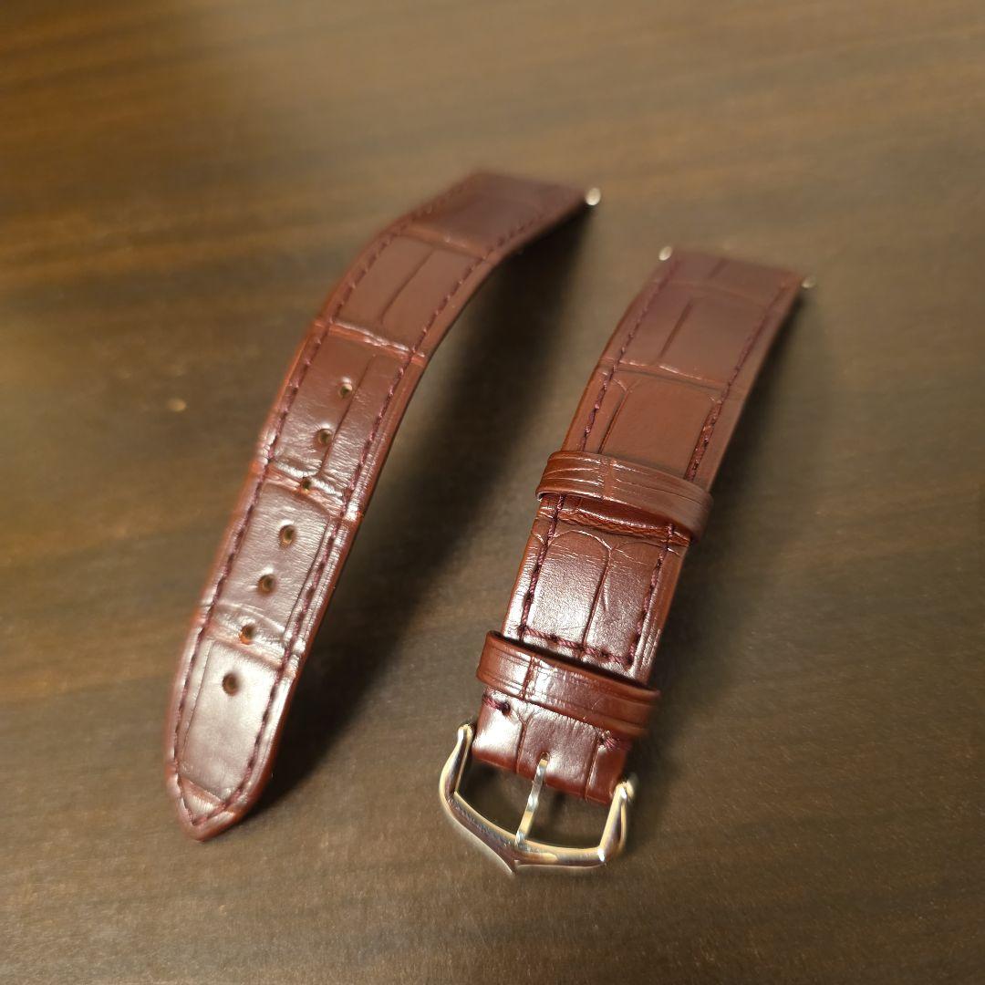 Cartier　カルティエ　タンクマストLM　バーガンディカラー　純正ベルト