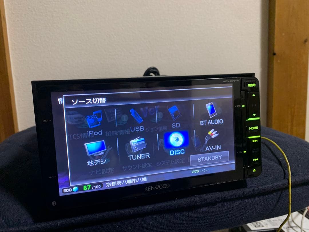 カーナビ KENWOOD MDV-X701W