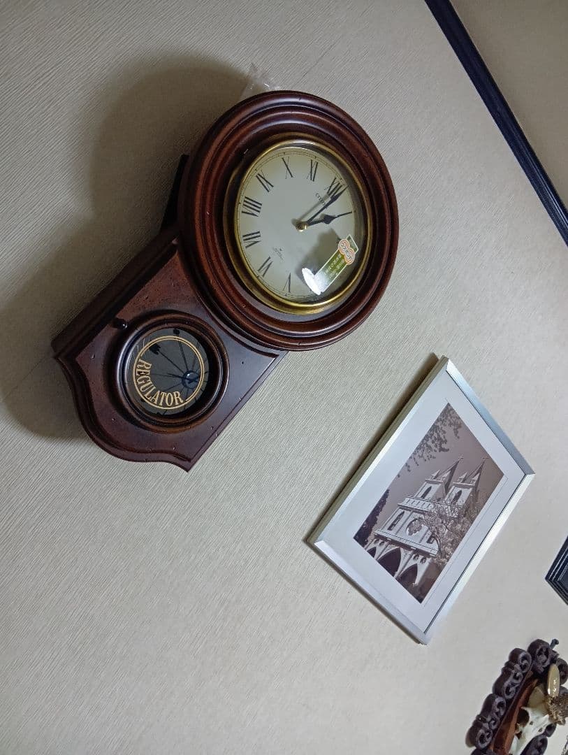 ペコ　様売約済　シチズン　クォーツ　振り子時計　(ウズボン打)　未使用品