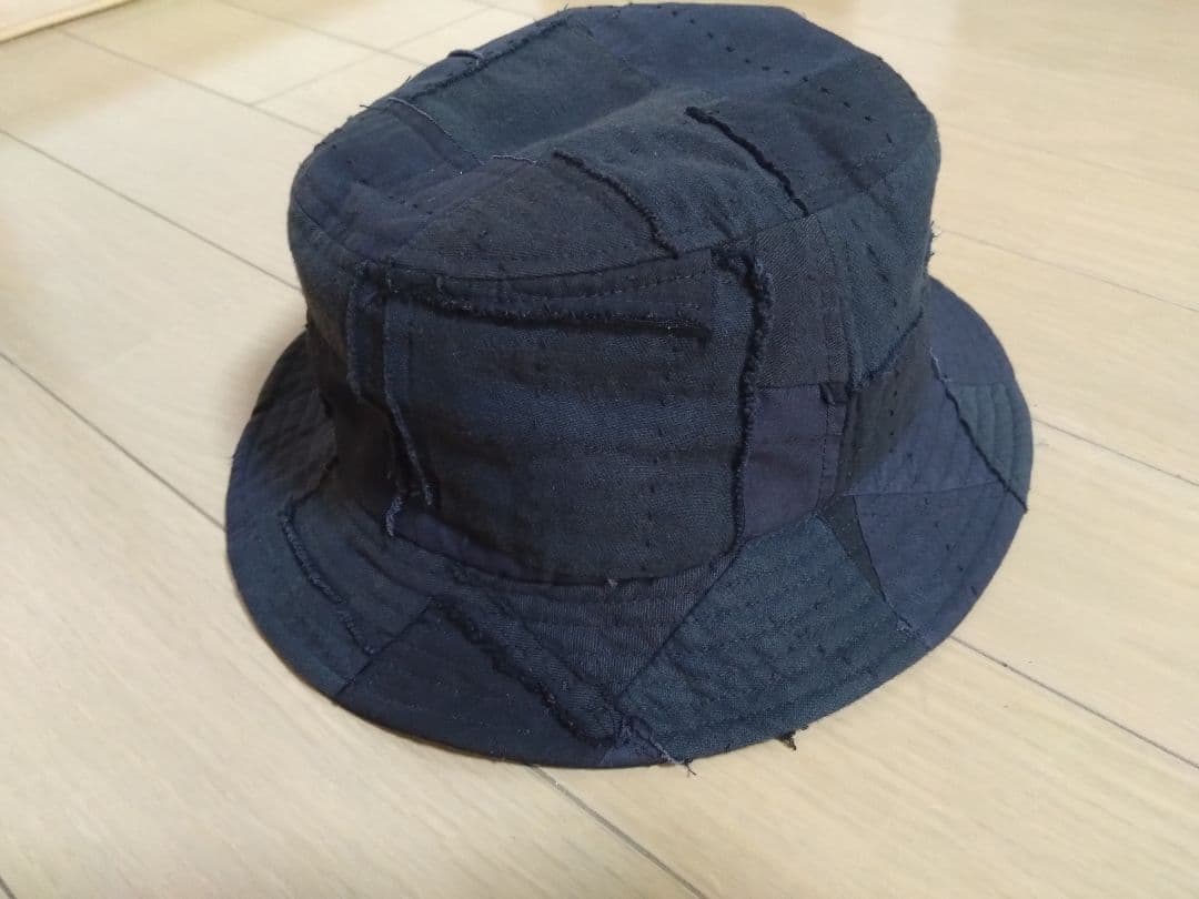 帽子 KUON BORO Bucket Hat (Black)