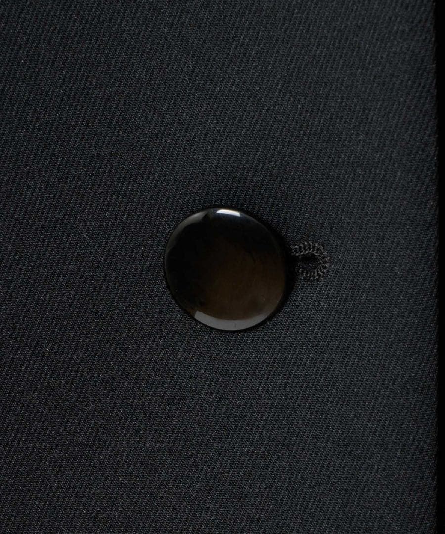 ルルウィルビー　トリプルクロスステンカラーコート　ブラック　アルアバイル