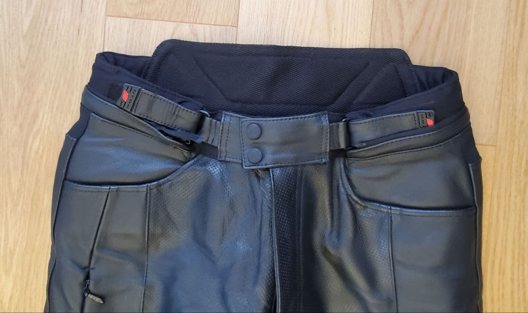 HYOD　本革パンツ　裏メッシュ　黒　３L