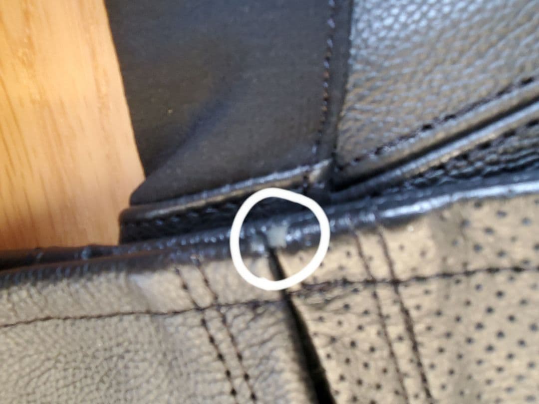 HYOD　本革パンツ　裏メッシュ　黒　３L