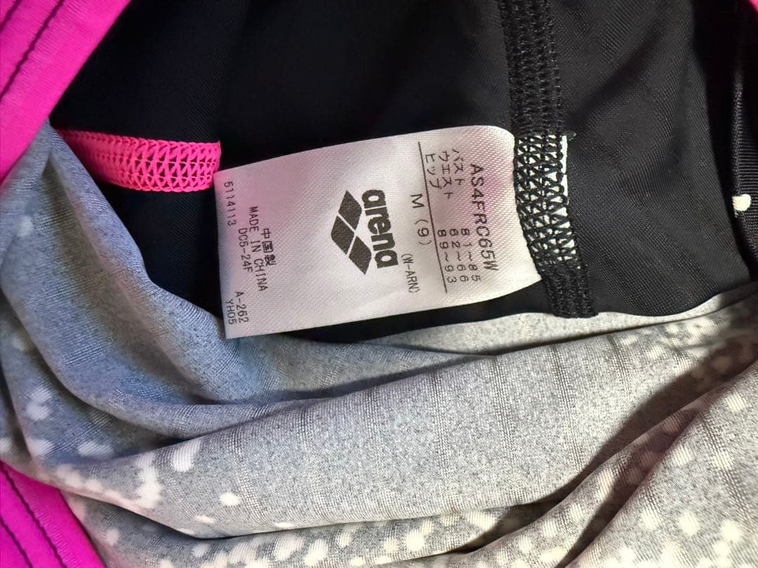 arena スポーツ用水着 レディース 黒 ピンク