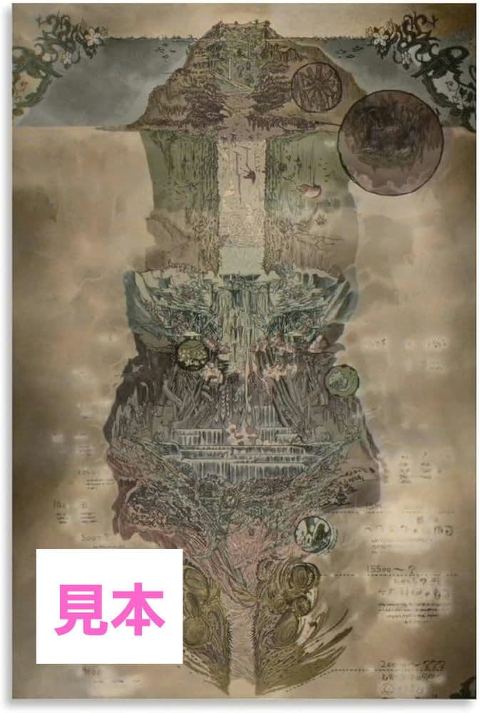 奈落見取り図ポスター＆缶マグネットセット メイドインアビス