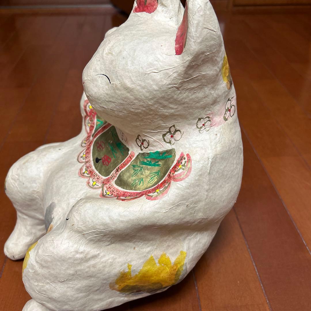 張子　招き猫の置物 約30cm
