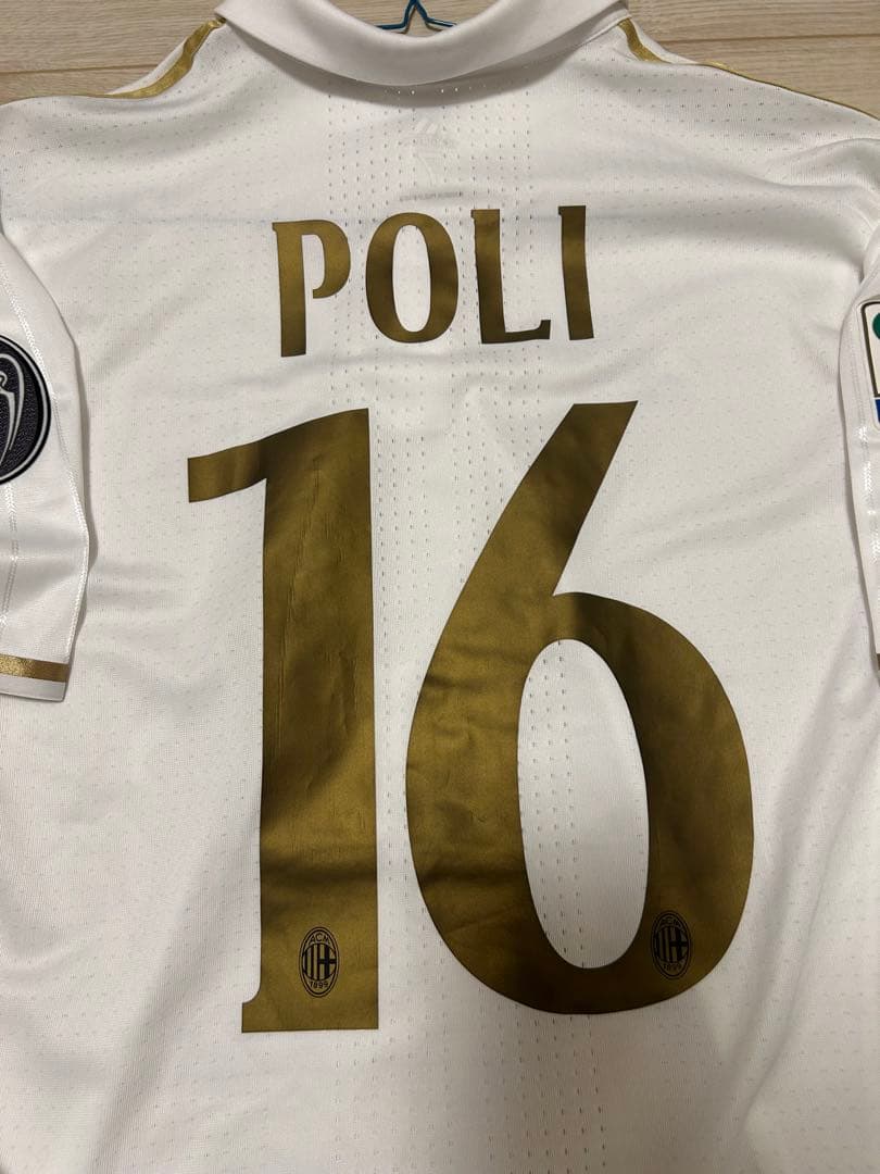 レア！16-17 ミラン　支給品　検実使用　イタリア代表ポーリ選手