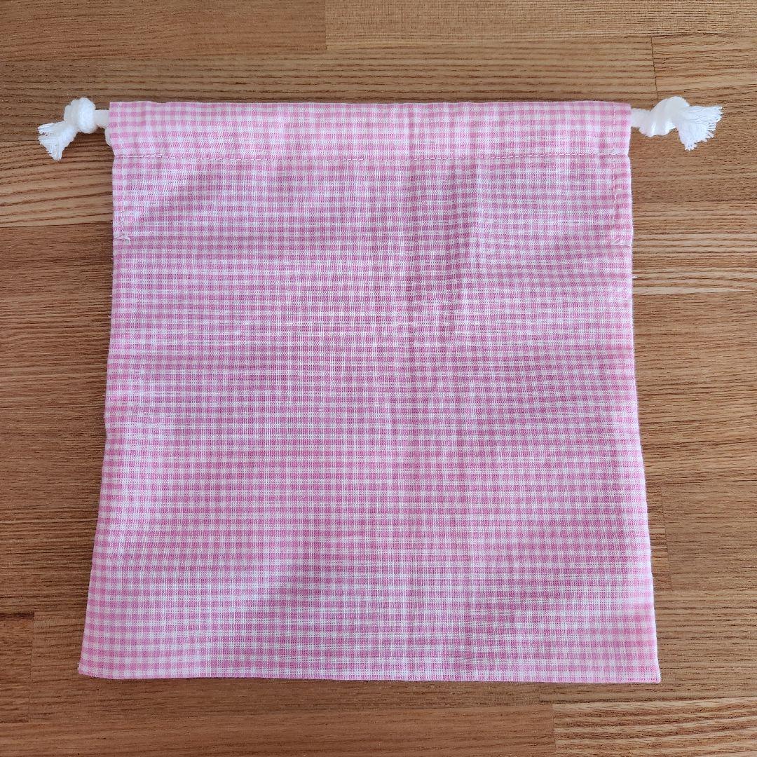 【さくら様】コップ袋　給食袋　巾着袋　男の子　女の子　刺繍