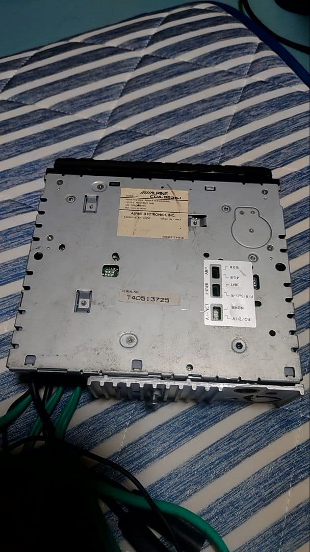 値下げ　希少　アルパイン　ＣＤＡ-９８３５J 稼動品