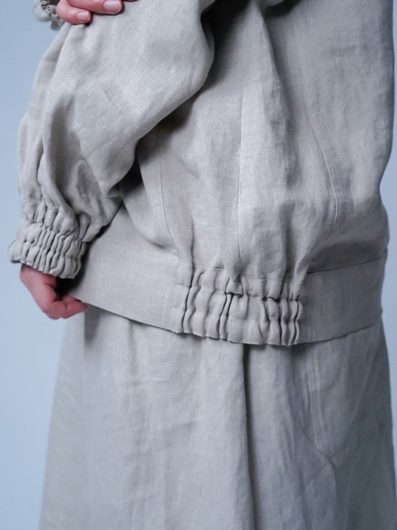 wafu リネン スウェット風トップス サイズL