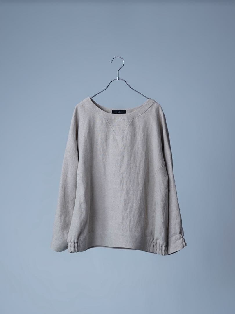 wafu リネン スウェット風トップス サイズL