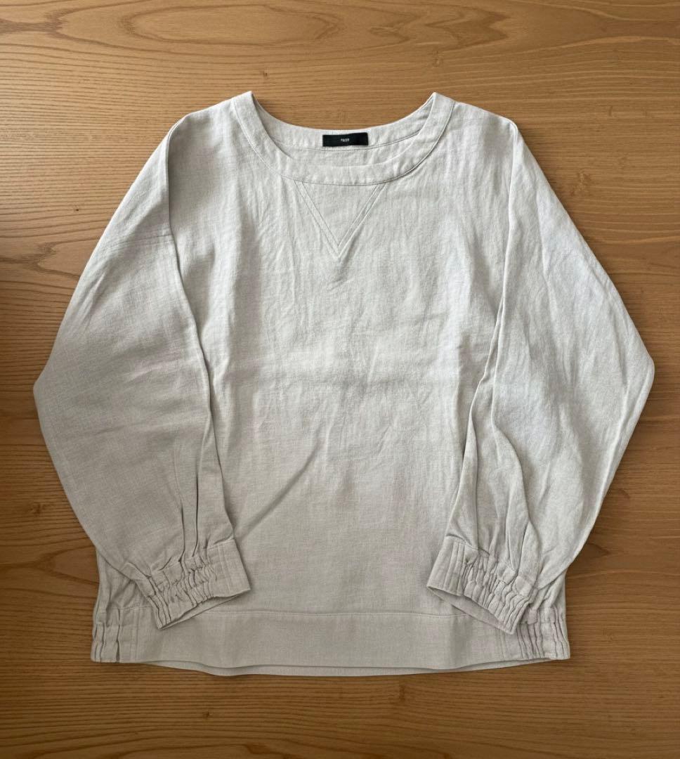 wafu リネン スウェット風トップス サイズL