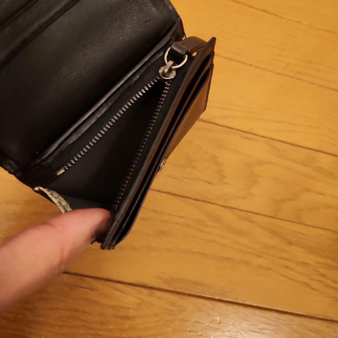 JIMMY CHOO 二つ折財布　ジミーチュウ　ハンネ　パイソン　コンパクト