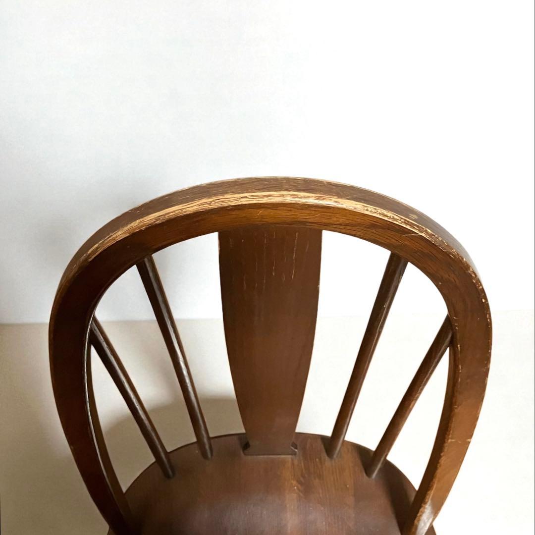 【良品】飛騨産業 キツツキ ボウバックウィンザーチェア　2脚セット②