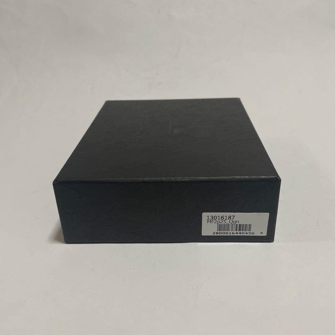 m+ エムピウ ミッレフォッリエ2 P25 クアドレッティ　グリーン　折り財布