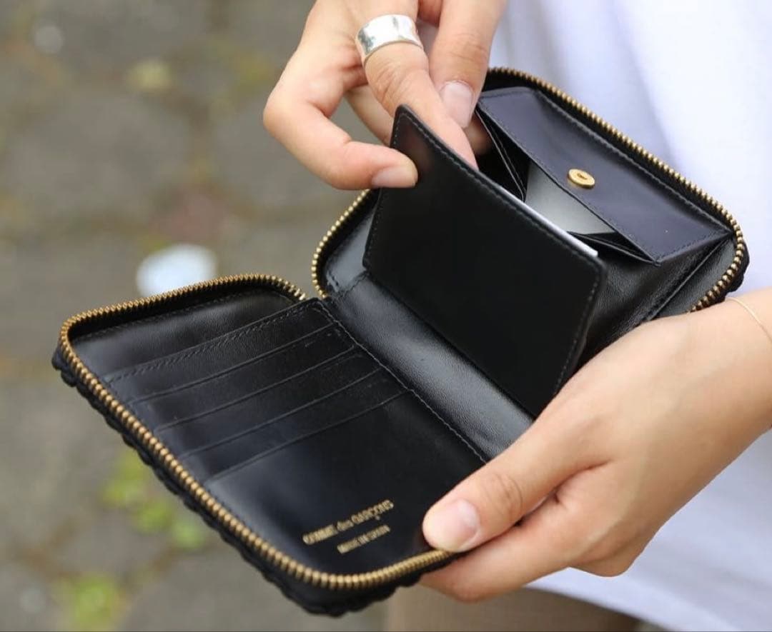 コムデギャルソン 財布 FAT TORTOISE Black