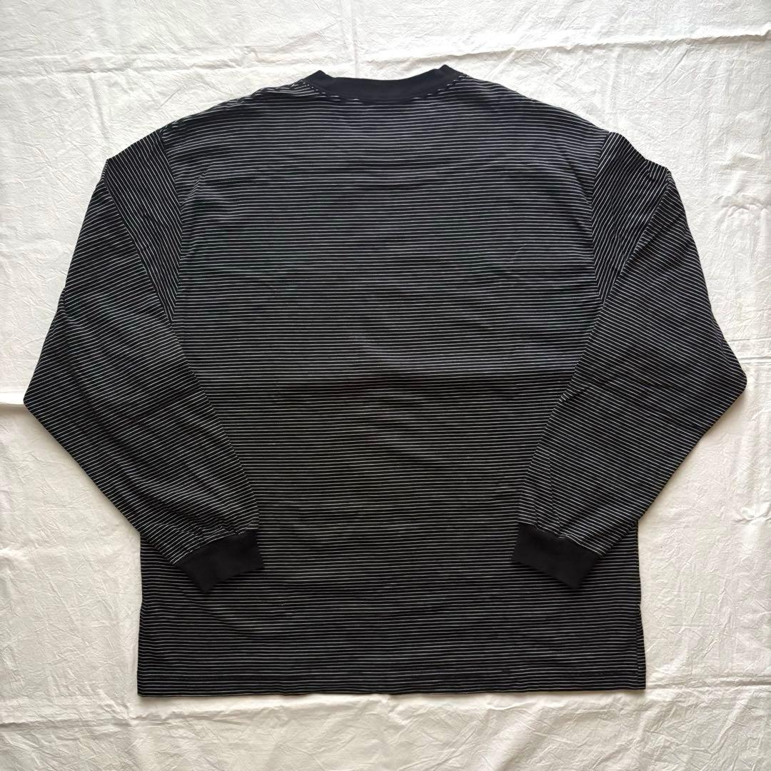 ENNOY L/S Border T-Shirt (BLACK×WHITE)