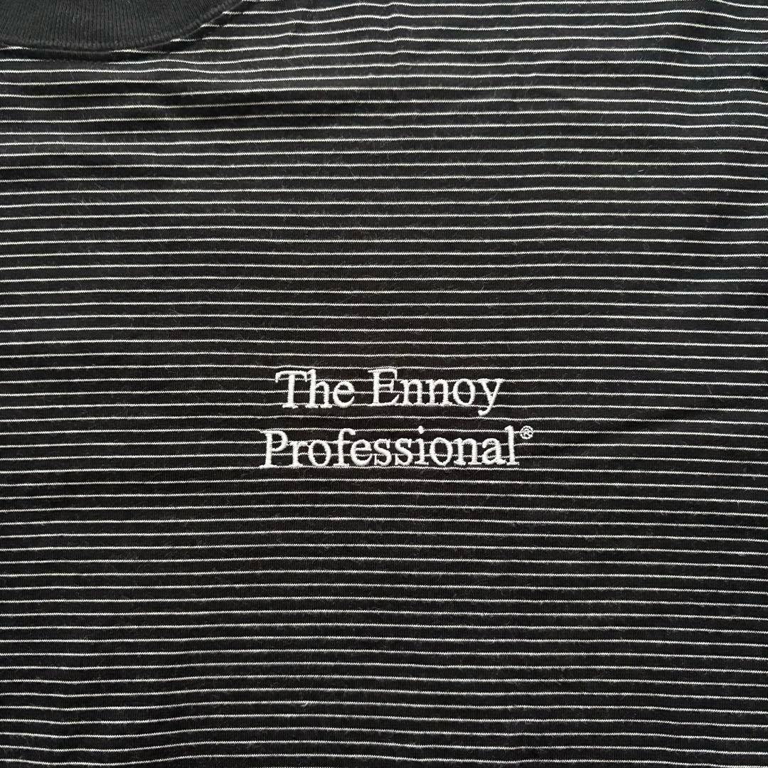 ENNOY L/S Border T-Shirt (BLACK×WHITE)