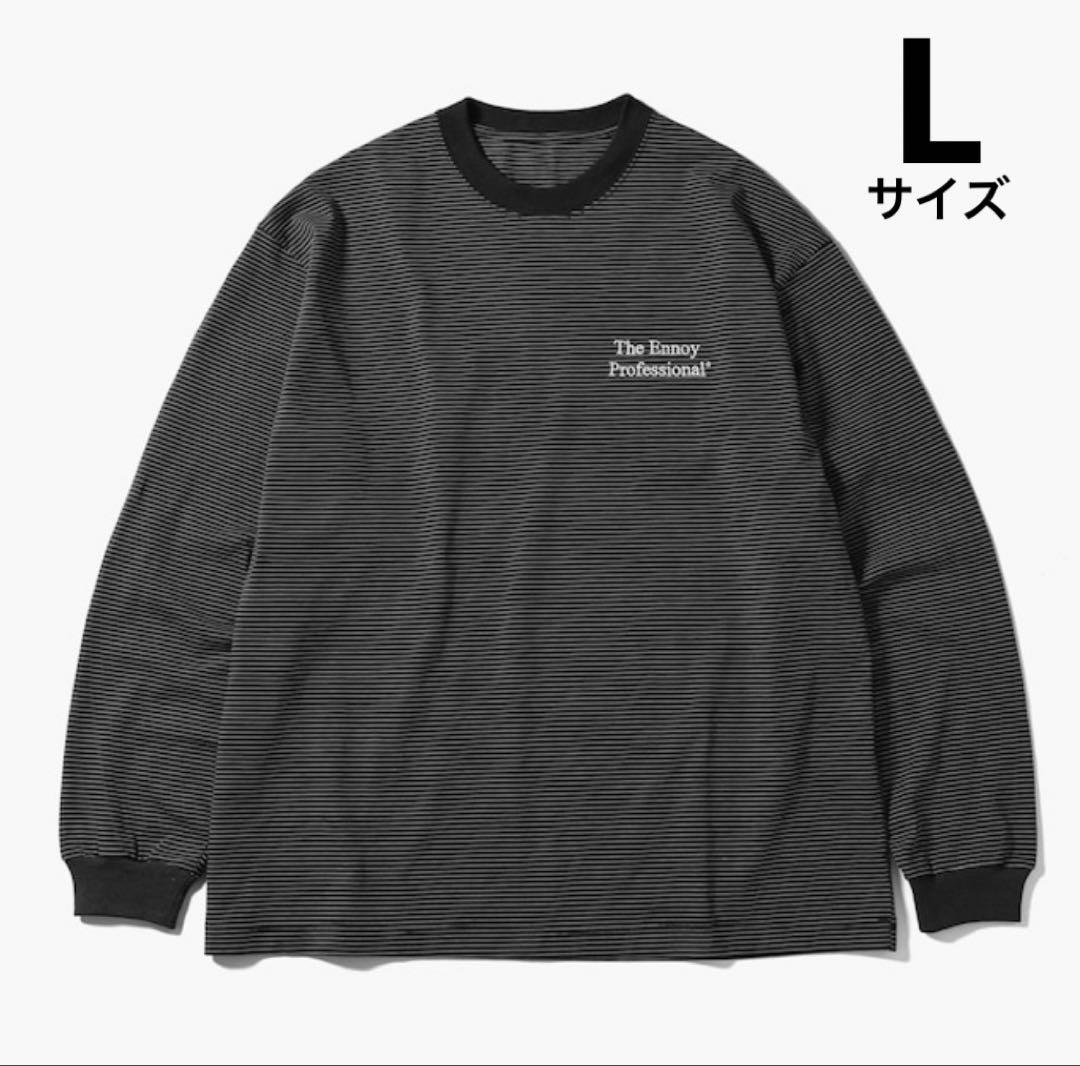 ENNOY L/S Border T-Shirt (BLACK×WHITE)