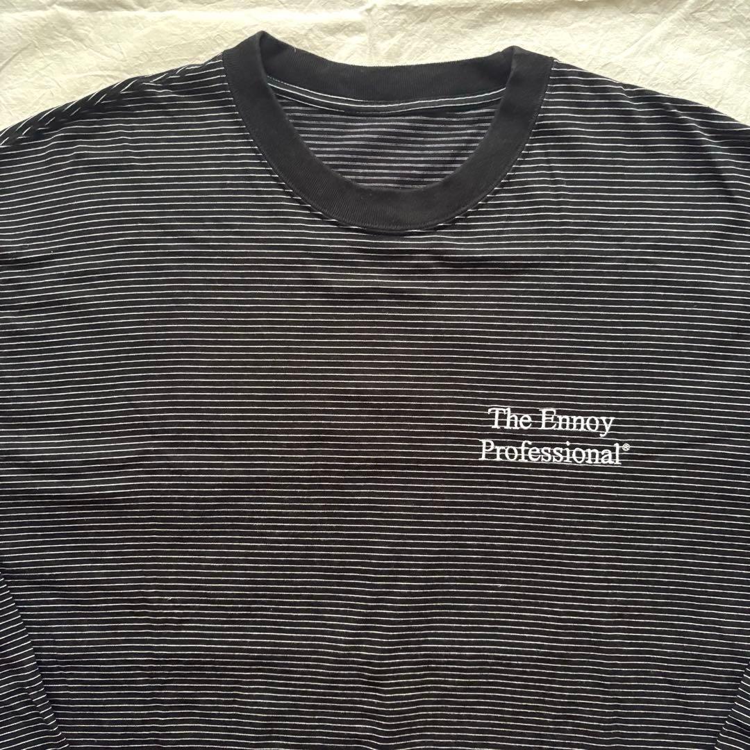 ENNOY L/S Border T-Shirt (BLACK×WHITE)