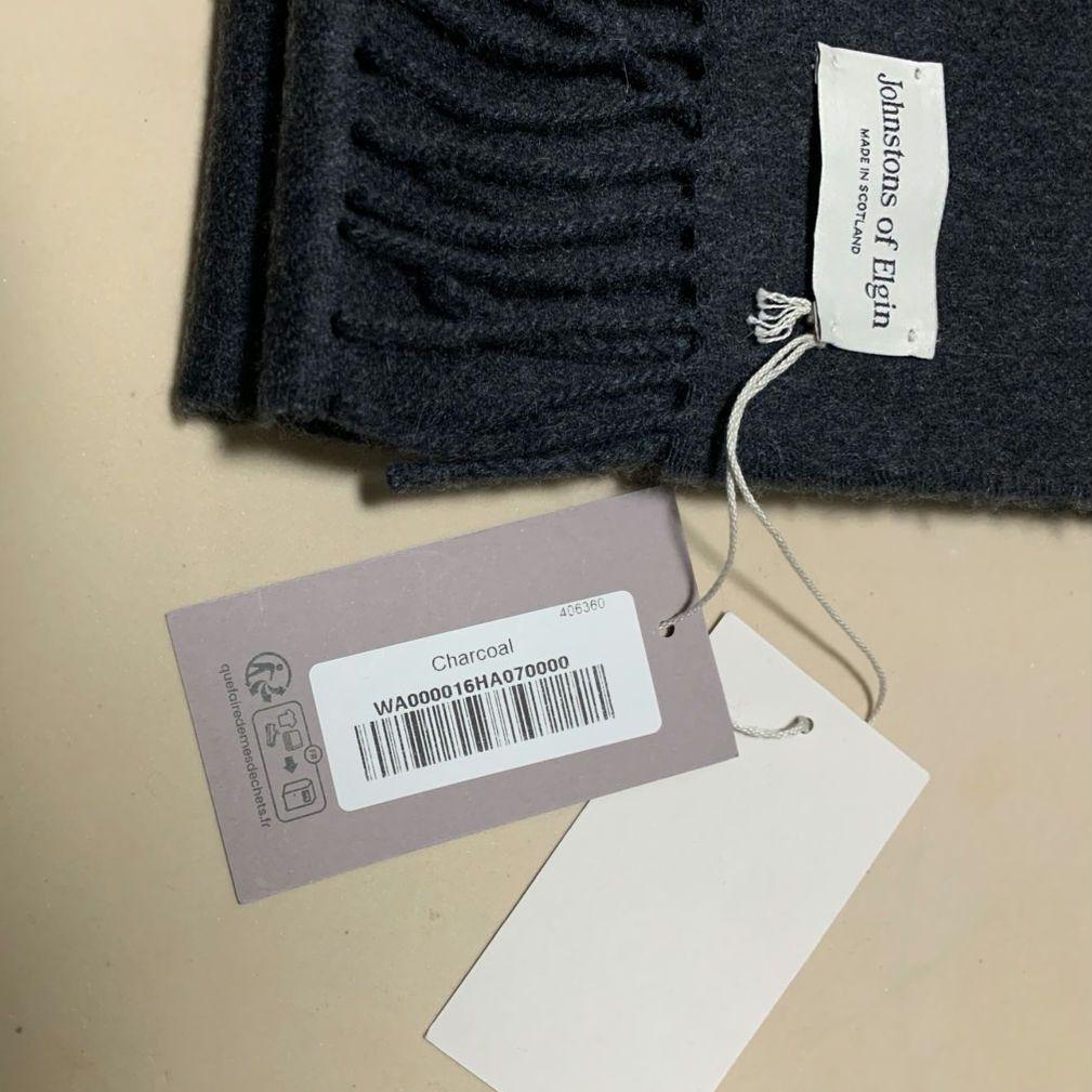 Johnstons of Elgin　無地マフラー