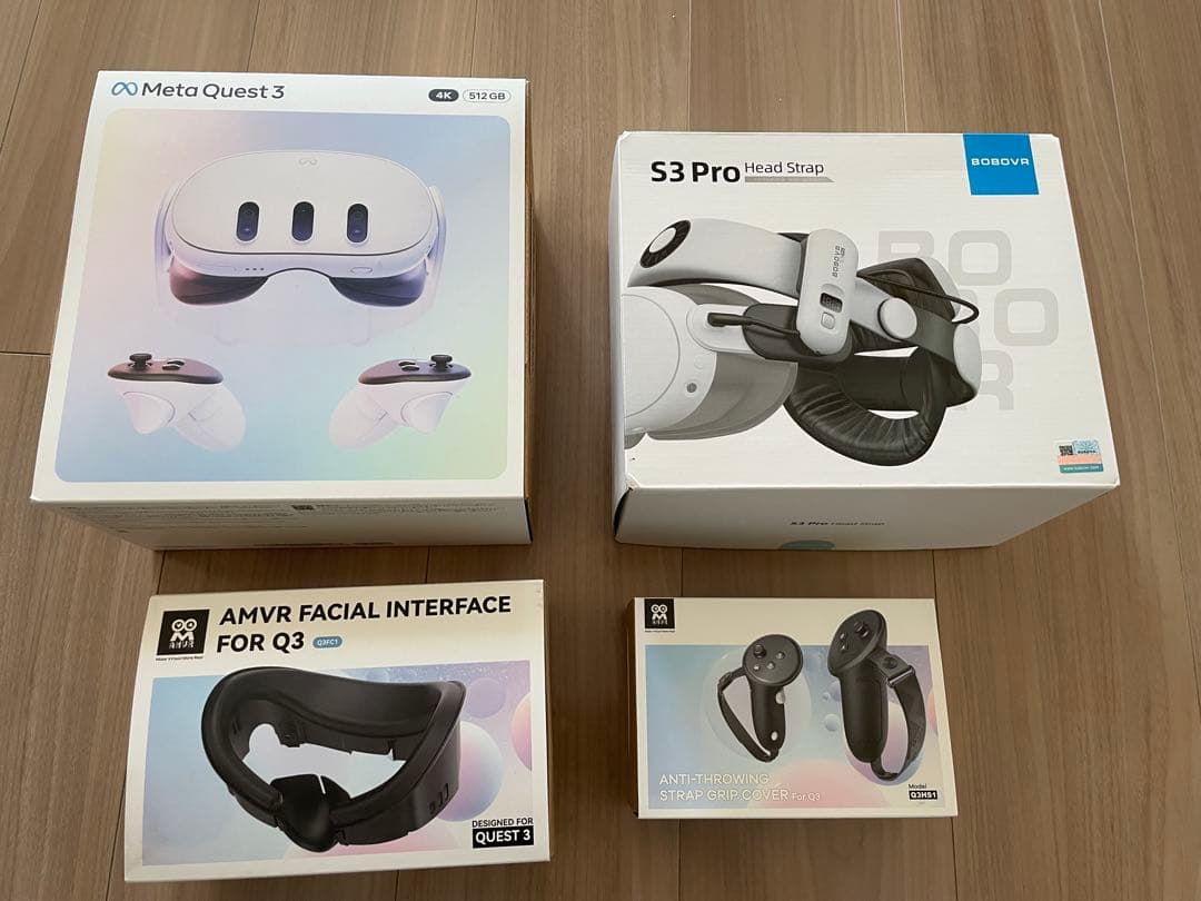  Quest 3/bobovr s3 pro/周辺機器セット