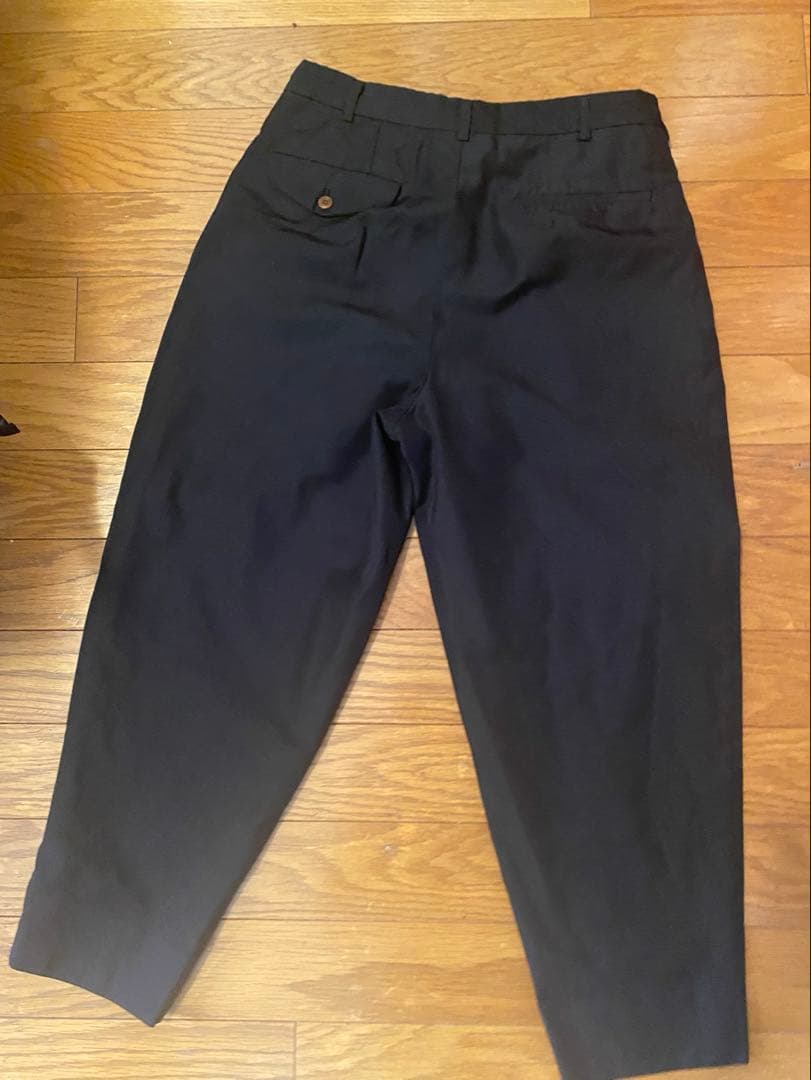 2021春夏コムデギャルソンオムプリュス大人気ワンタックエステルパンツ美品激安