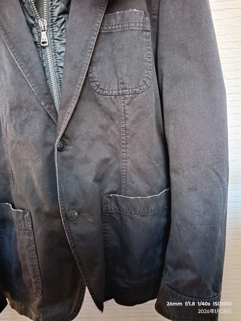 K*E様 D&G ミリタリージャケット リアルファー付き