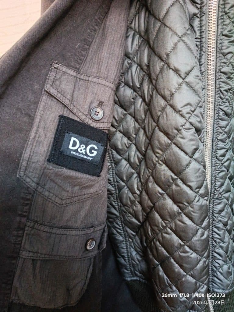 K*E様 D&G ミリタリージャケット リアルファー付き