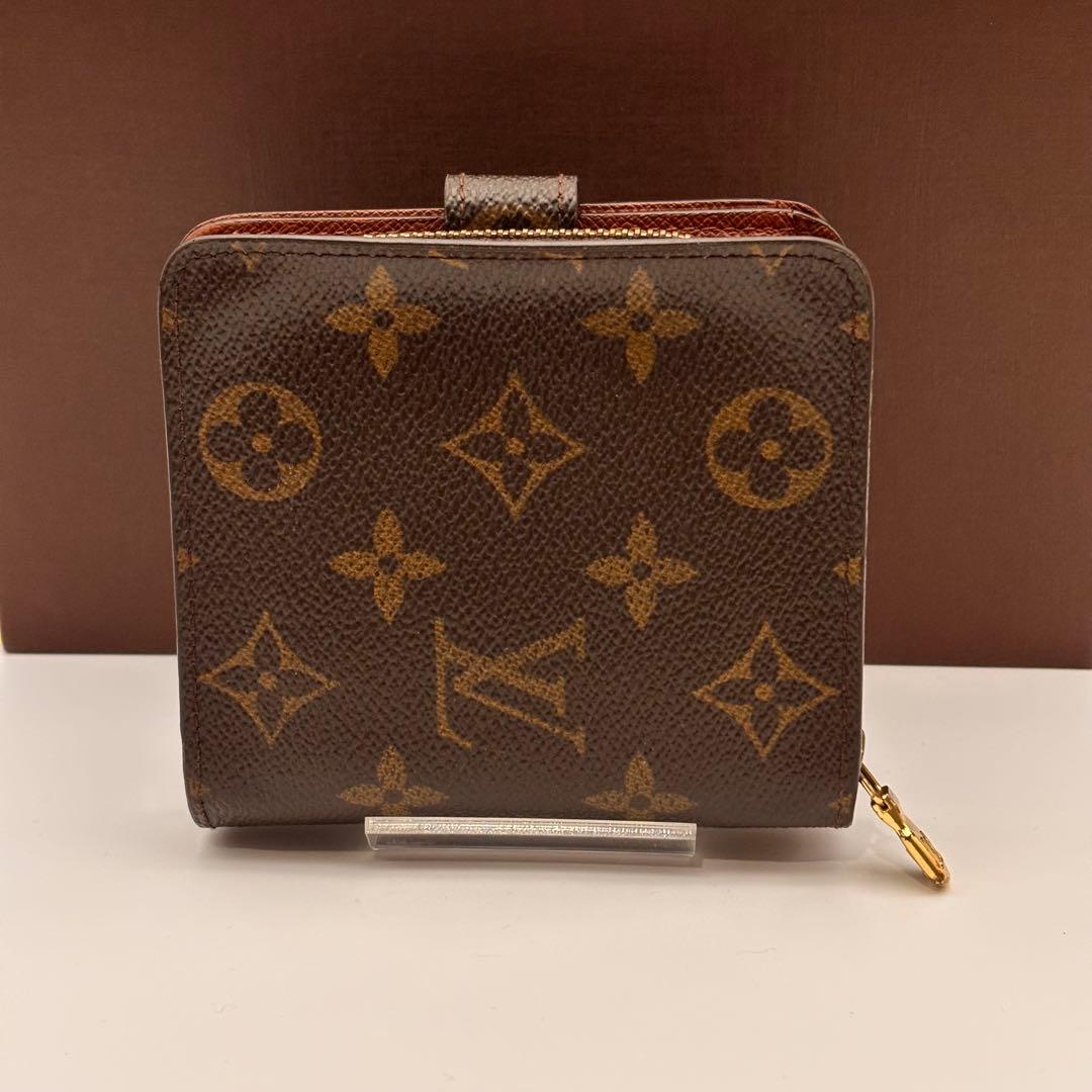 ✨鑑定済み✨ルイヴィトン✨モノグラム✨コンパクトジップ 二つ折り財布