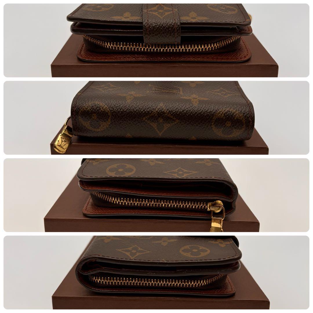 ✨鑑定済み✨ルイヴィトン✨モノグラム✨コンパクトジップ 二つ折り財布