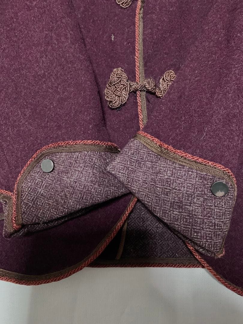 30s40sスモーキングジャケット ヴィンテージガウンテーラードロカビリーコート