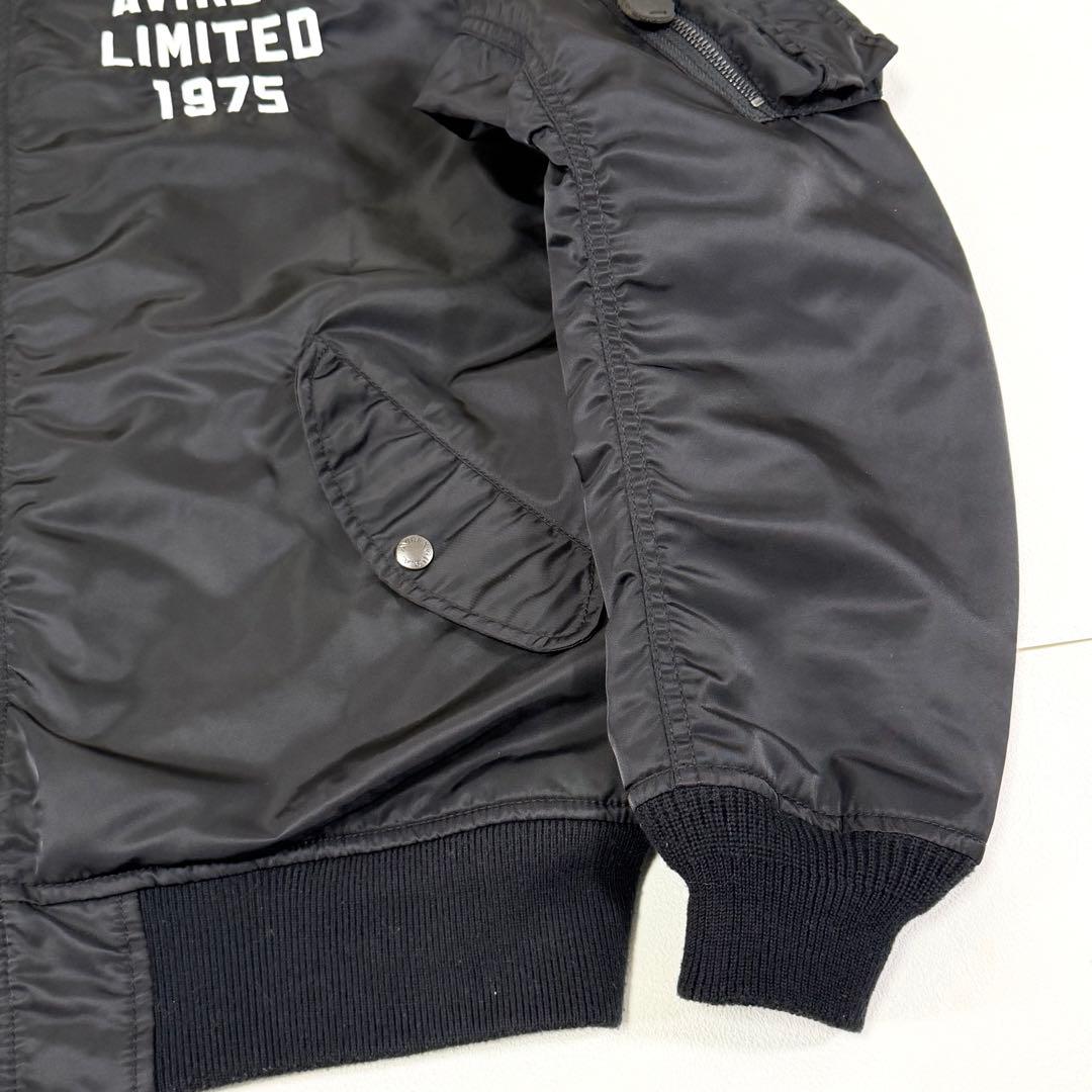 アヴィレックス MA-1 フライトジャケット トムキャット ブラック 2XL
