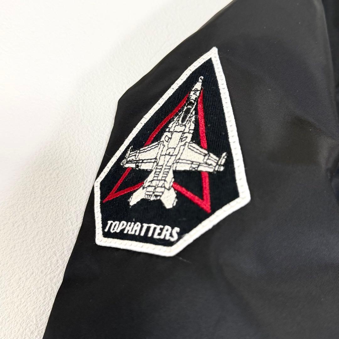 アヴィレックス MA-1 フライトジャケット トムキャット ブラック 2XL