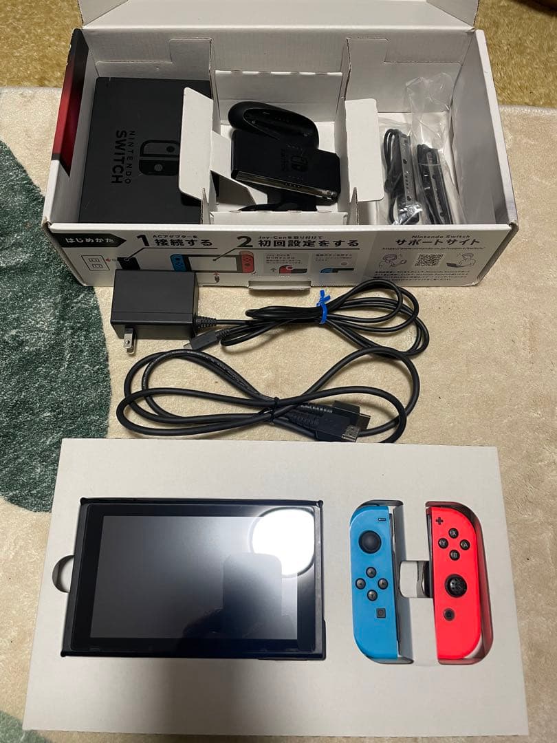 Nintendo Switch 本体 付属品付き【ジャンク品】