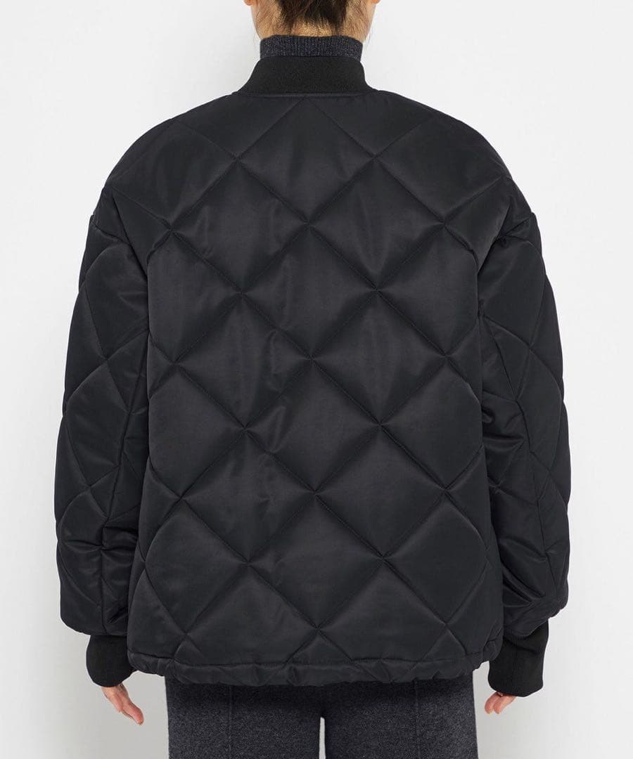 uncrave 洗える　プルーフナイロン キルティング コート　エクリュ　2