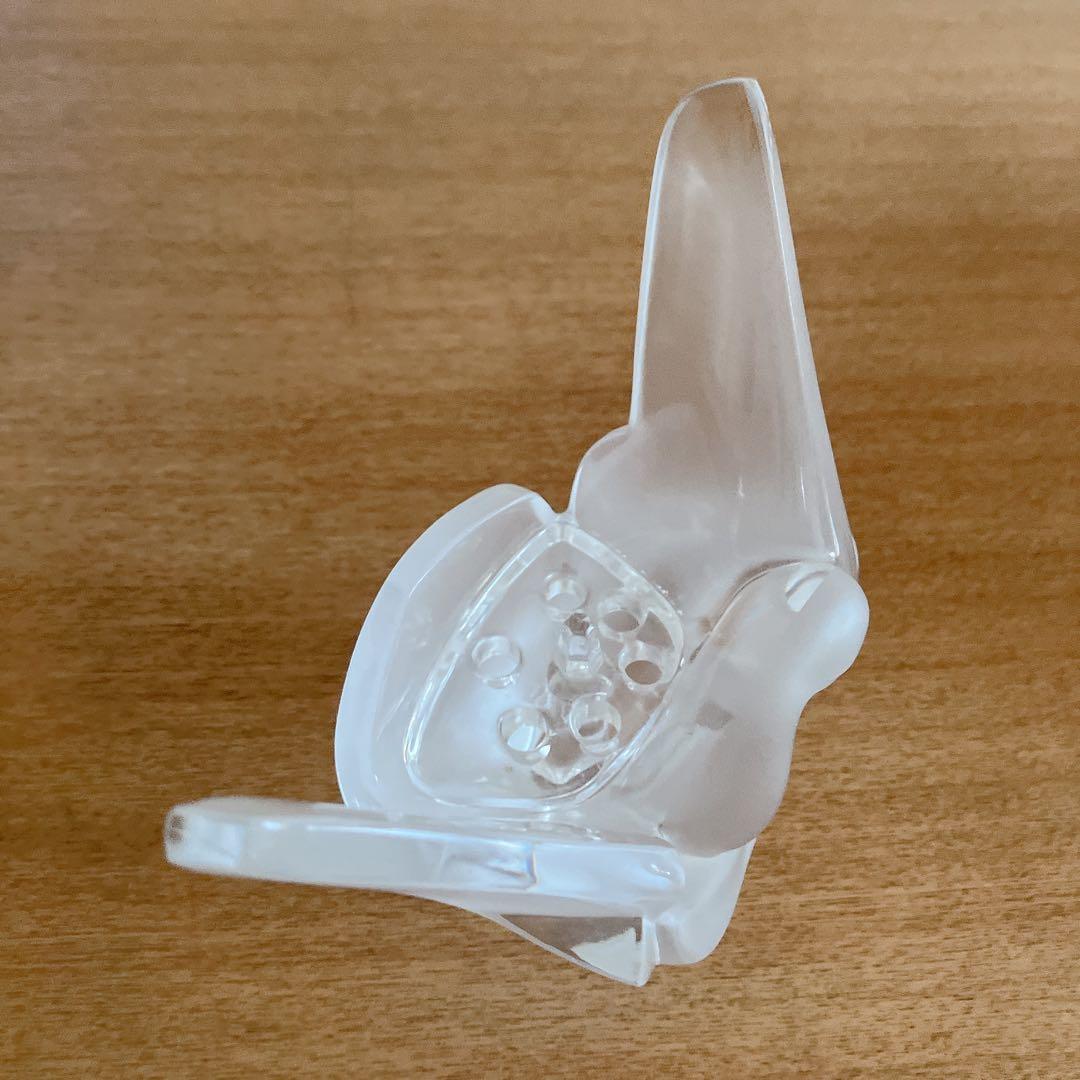 ざっきー　ラリック　花瓶　フラーベース　ハト　鳥　箱付き　シルヴィー