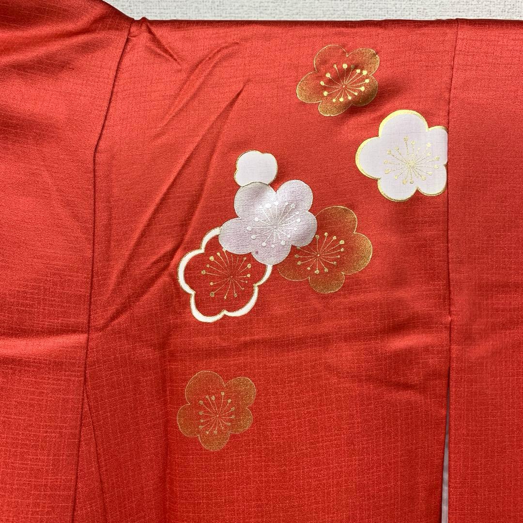 【売切値下げ】509zu9.510u4○振袖 牡丹 菊 橘 梅 赤系○状態良好