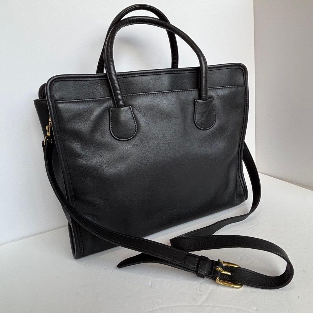 COACH オールドコーチ 7302 2way ビジネスバッグ ショルダー　黒