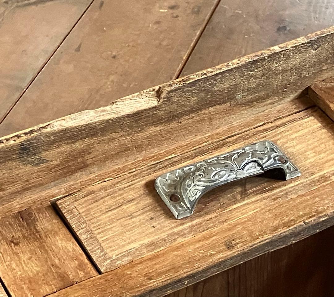 b*p様 文机 引き出し(2杯付き) アンティーク ろくろ足 ちゃぶ台 古家具